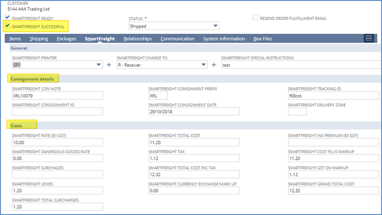 IFS tracking